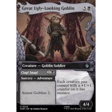 Great Ugly-Looking Goblin // Clap! Snap! (V.1) - Great Ugly-Looking Goblin // Clap! Snap! (V.1) - [XHOB][NM] [Foil]