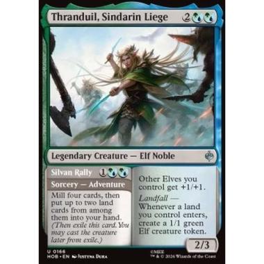 Thranduil, Sindarin Liege // Silvan Rally - Thranduil, Sindarin Liege // Silvan Rally - [HOB][NM] [Foil]