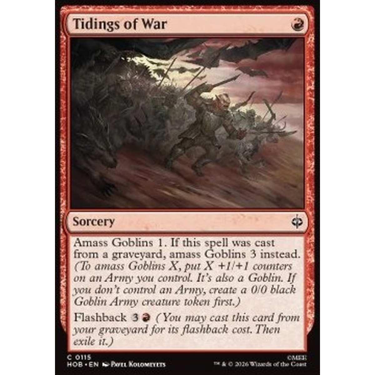 Tidings of War - Tidings of War - [HOB][NM] [Foil]