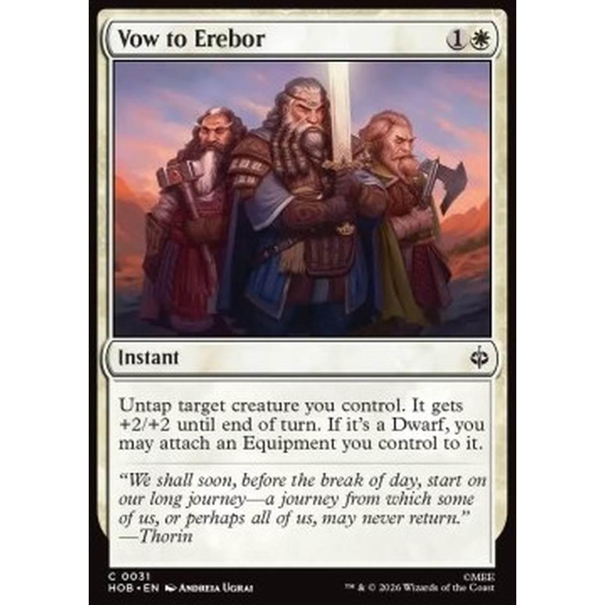 Vow to Erebor - Vow to Erebor - [HOB][NM] [Foil]