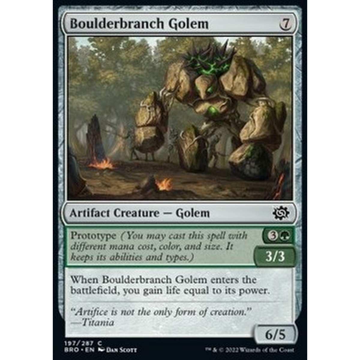 Boulderbranch Golem - Boulderbranch Golem - [BRO][NM]
