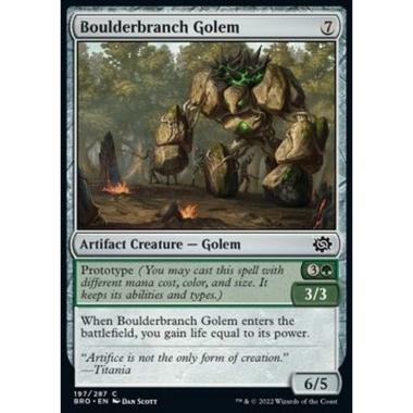 Boulderbranch Golem - Boulderbranch Golem - [BRO][NM]