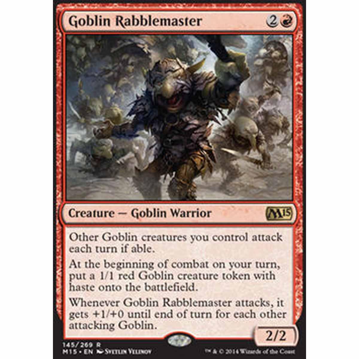 Goblin Rabblemaster - Goblin Rabblemaster - [M15][EX]