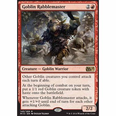 Goblin Rabblemaster - Goblin Rabblemaster - [M15][EX]