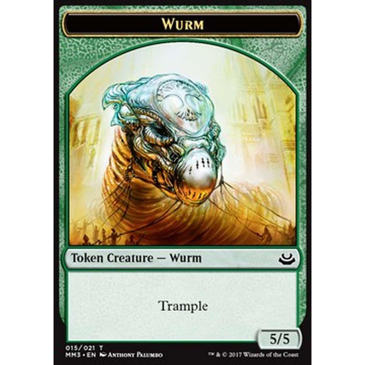 Wurm Token (Green 5/5 Trample) - Wurm Token (Green 5/5 Trample) - [MM3][EX]