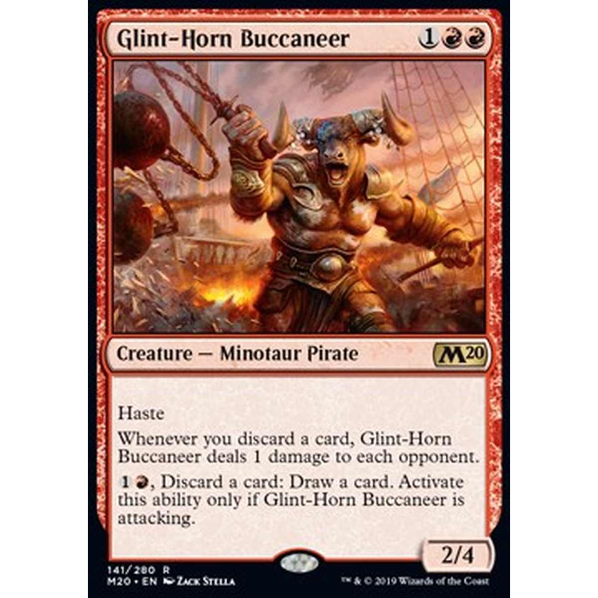 Glint-Horn Buccaneer - Bucaniere Cornolucente - [M20][EX]