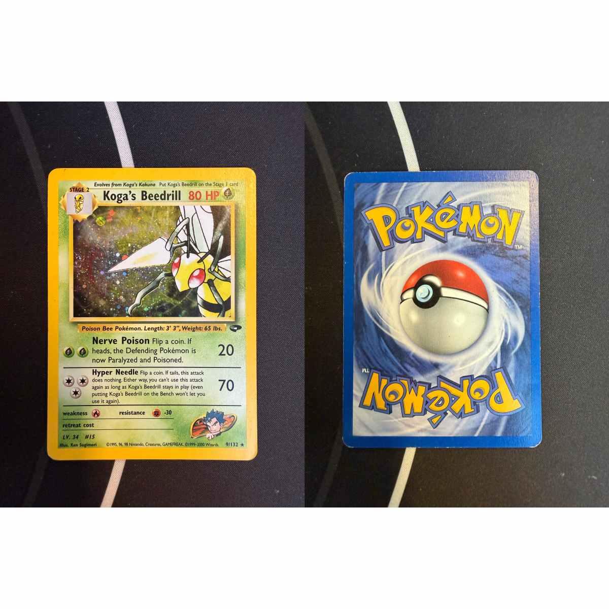 Koga's Beedrill - Holo Gym Challenge English n 9 -  [GC][GD]