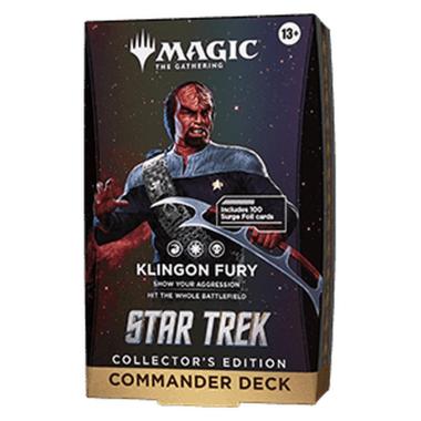 Commander: Star Trek: ""Klingon Fury"" Commander Deck: Collector's Edition - Commander: Star Trek: ""Klingon Fury"" Commander Deck: Collector's Edition - [Sealed]
