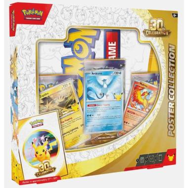 Collezione con Poster Pokemon 30° Anniversario Inglese