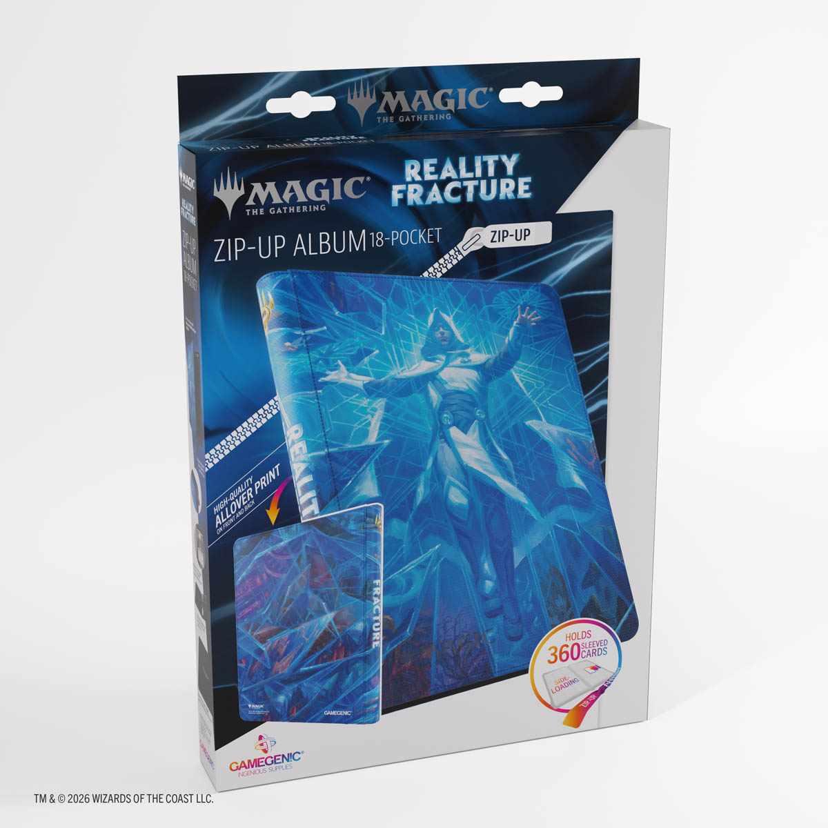 Raccoglitore Binder Album Zip-Up 9 Tasche - Reality Fracture JACE Overwrite the Multiverse