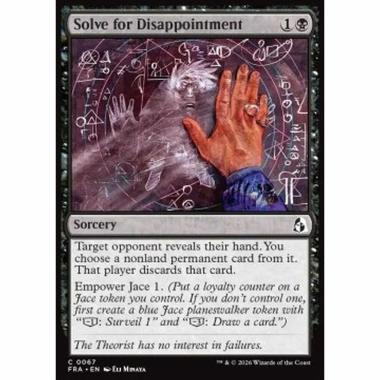 Solve for Disappointment - Solve for Disappointment - [FRA][NM]