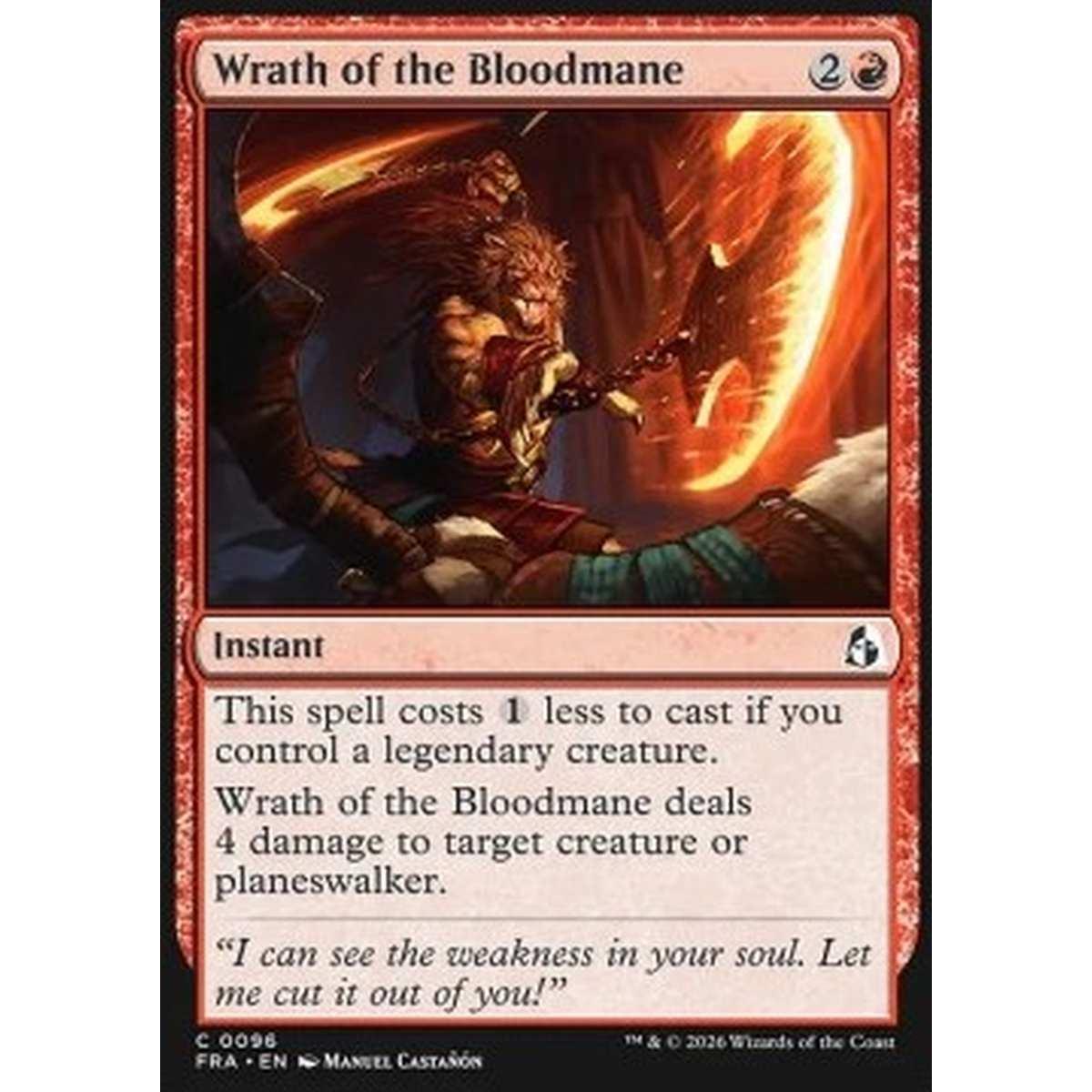 Wrath of the Bloodmane - Wrath of the Bloodmane - [FRA][NM]