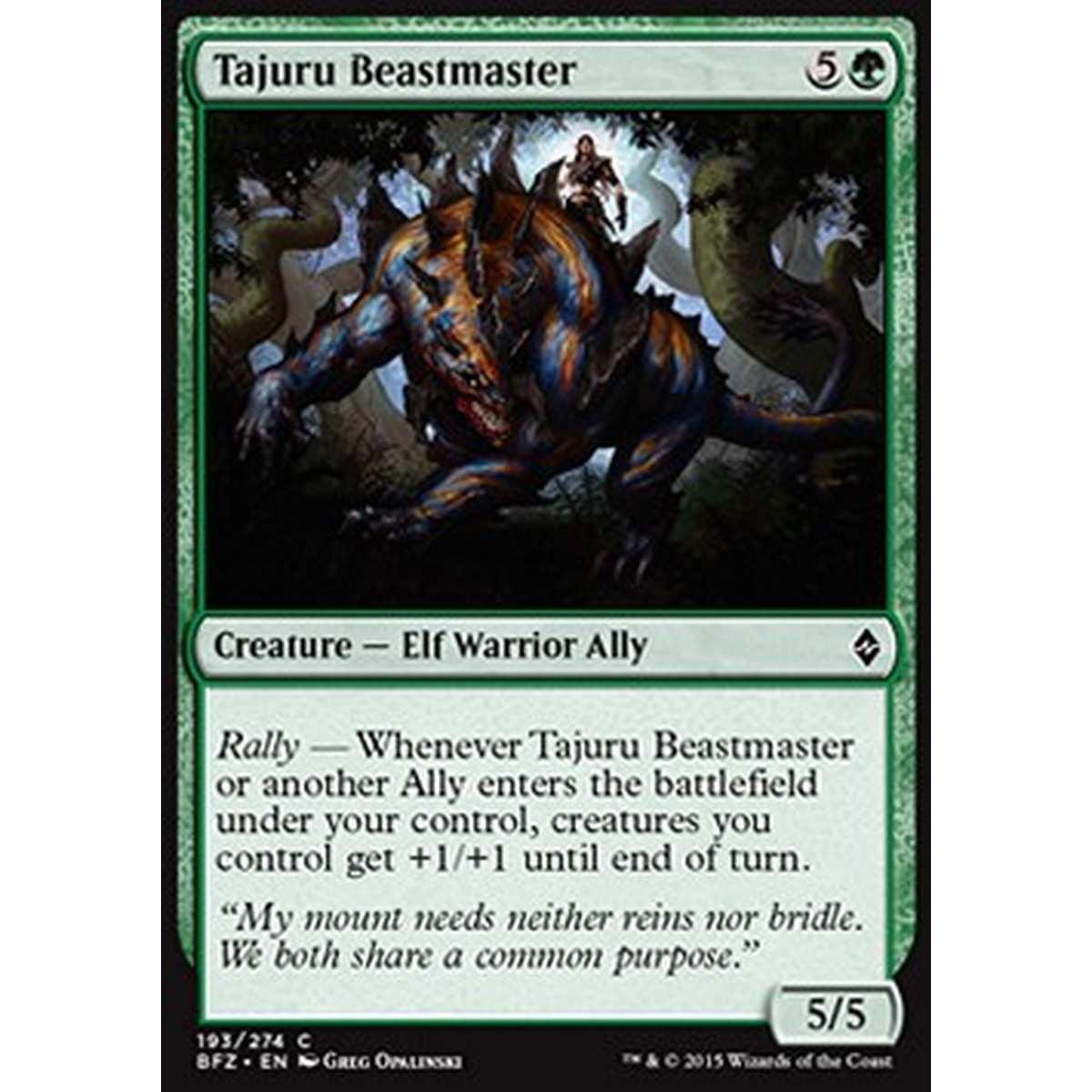 Tajuru Beastmaster - Domatrice Tajuru - [BFZ] [NM]