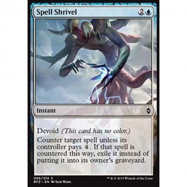 Spell Shrivel - Avvizzimento Magico - [BFZ] [NM]