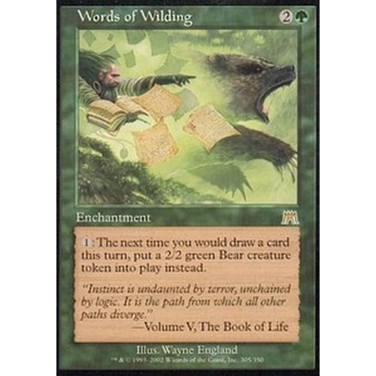 Words of Wilding - Words of Wilding - [ONS][GD]