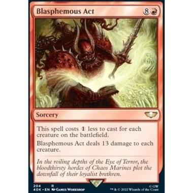 Blasphemous Act - Blasphemous Act - [40K][NM]