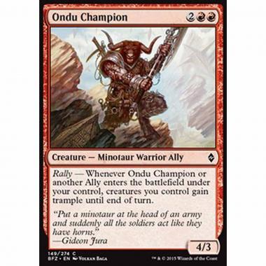 Ondu Champion - Campione di Ondu - [BFZ] [NM]
