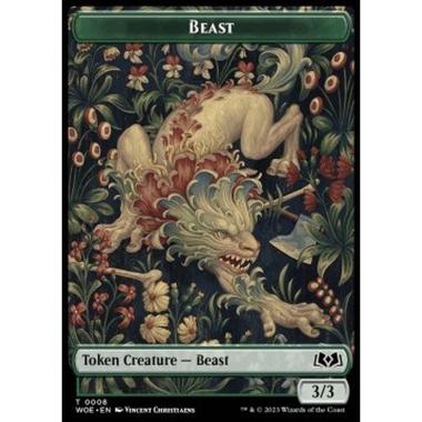 Beast Token (Green 3/3) - Beast Token (Green 3/3) - [XWOE][EX]