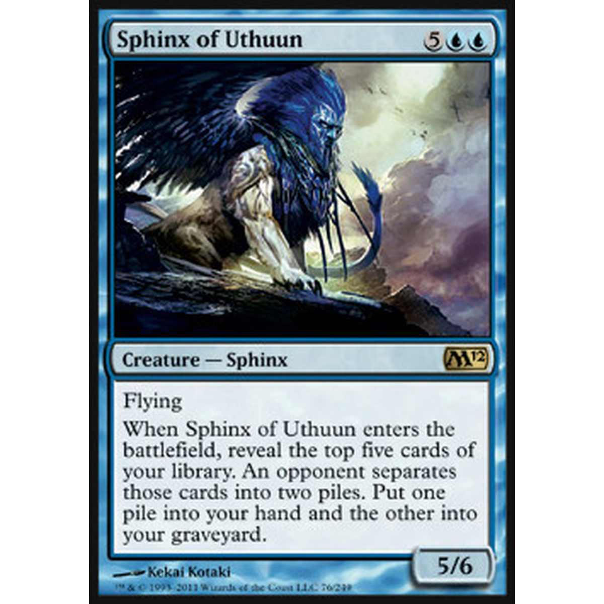 Sphinx of Uthuun - Sfinge di Uthuun - [M12][GD] [Foil]