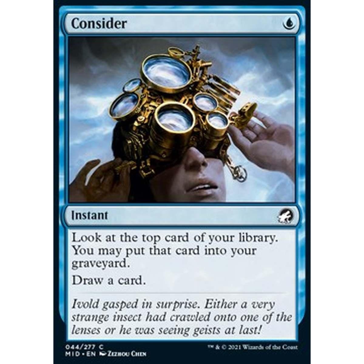 Consider - Considerare - [MID][NM]