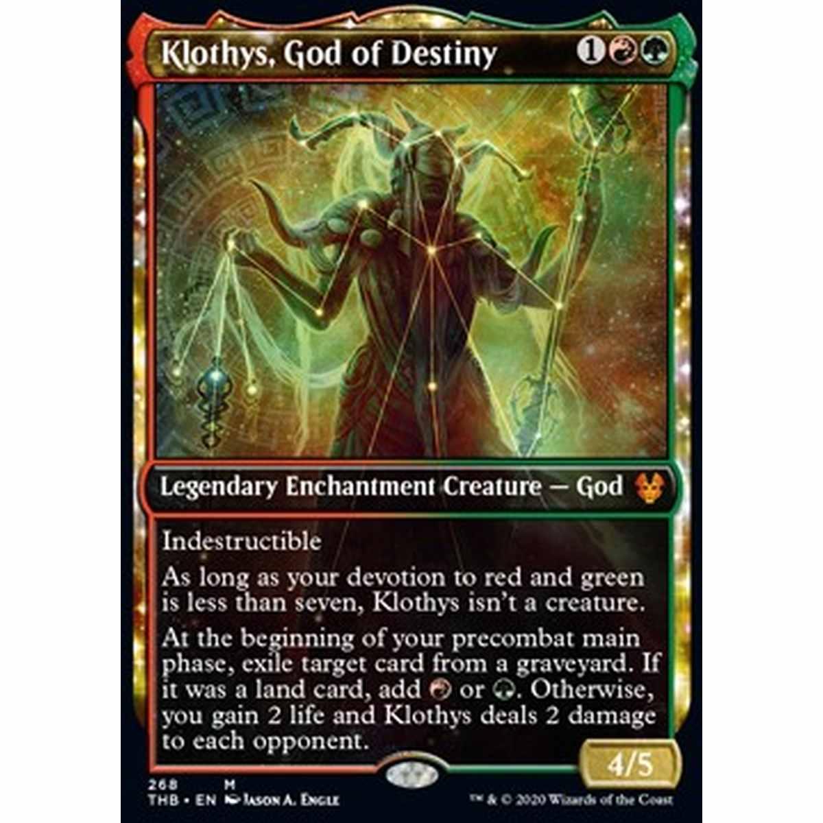 Klothys, God of Destiny - Klothys, God of Destiny - [XTHB][NM] [Foil]