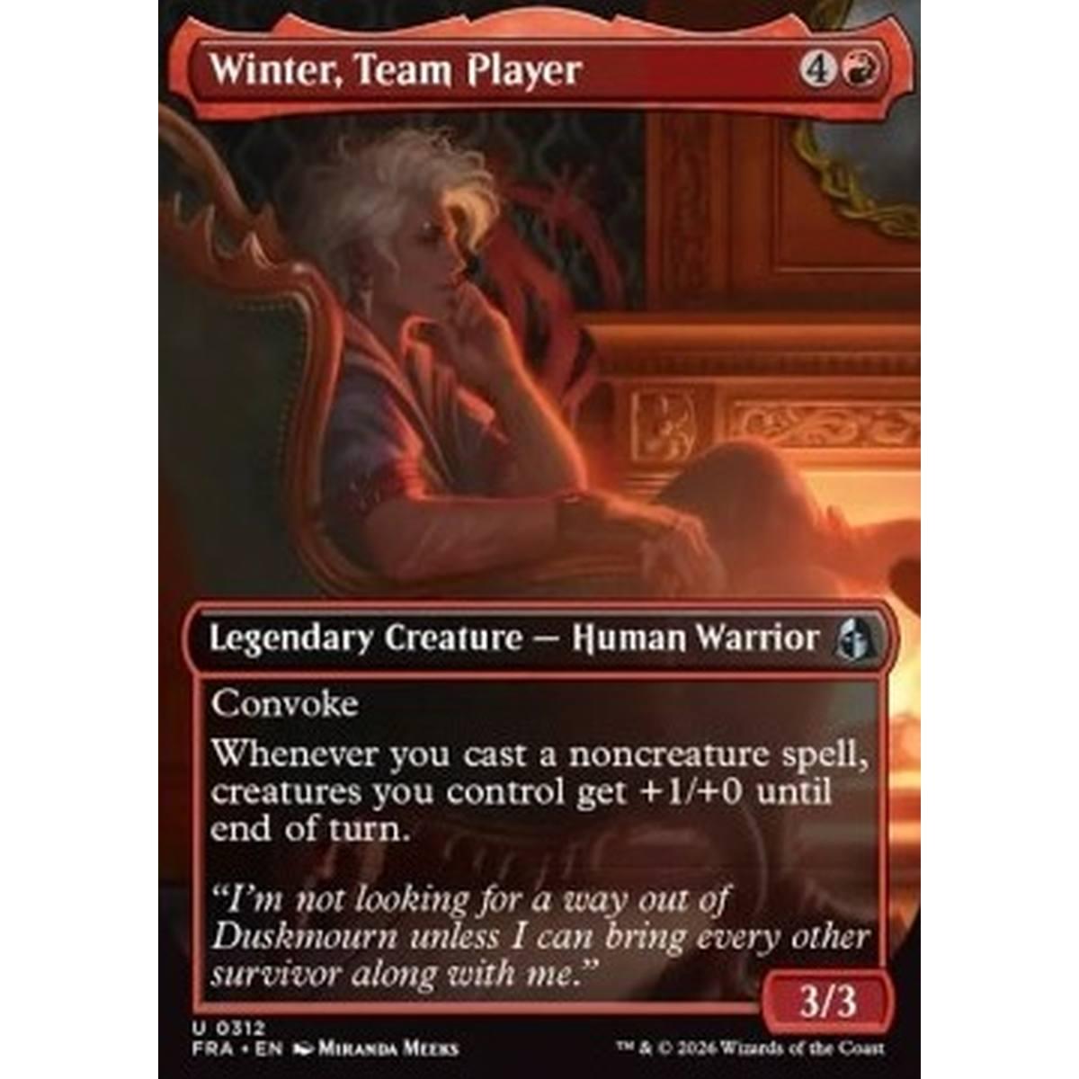 Winter, Team Player - Winter, Team Player - [XFRA][NM] [Foil]