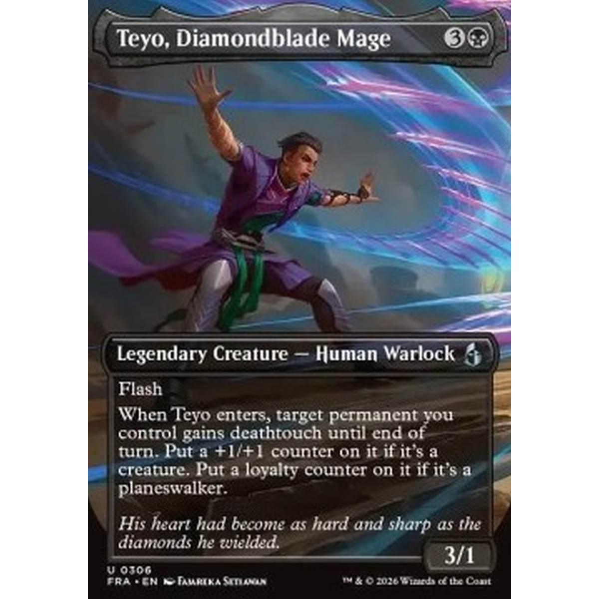 Teyo, Diamondblade Mage - Teyo, Diamondblade Mage - [XFRA][NM] [Foil]