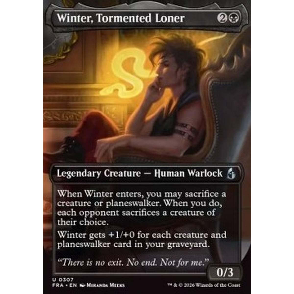 Winter, Tormented Loner - Winter, Tormented Loner - [XFRA][NM] [Foil]