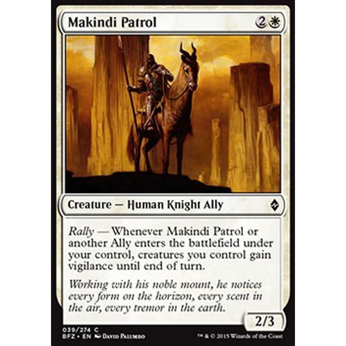 Makindi Patrol - Pattuglia di Makindi - [BFZ] [NM]