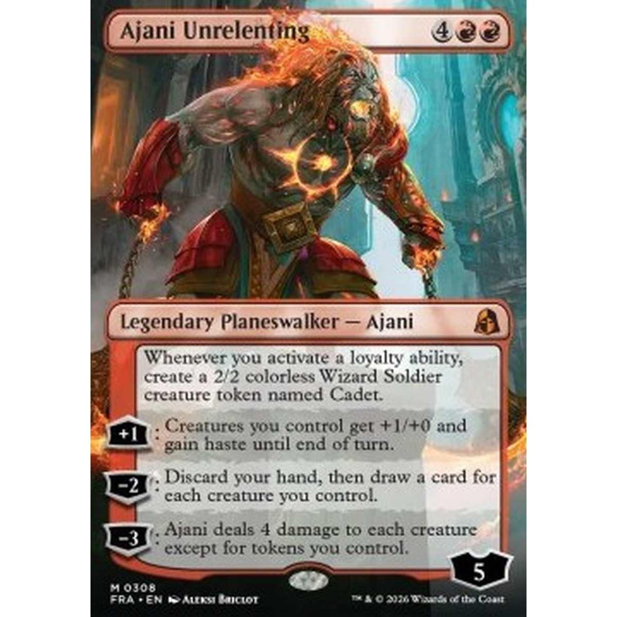 Ajani Unrelenting - Ajani Unrelenting - [XFRA][NM]
