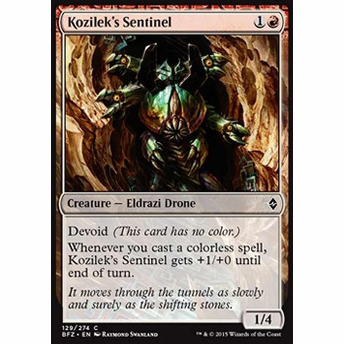 Kozilek's Sentinel - Sentinella di Kozilek - [BFZ] [NM]