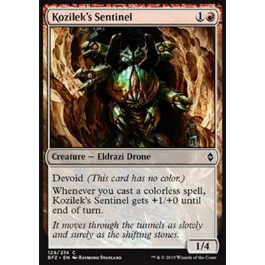 Kozilek's Sentinel - Sentinella di Kozilek - [BFZ] [NM]