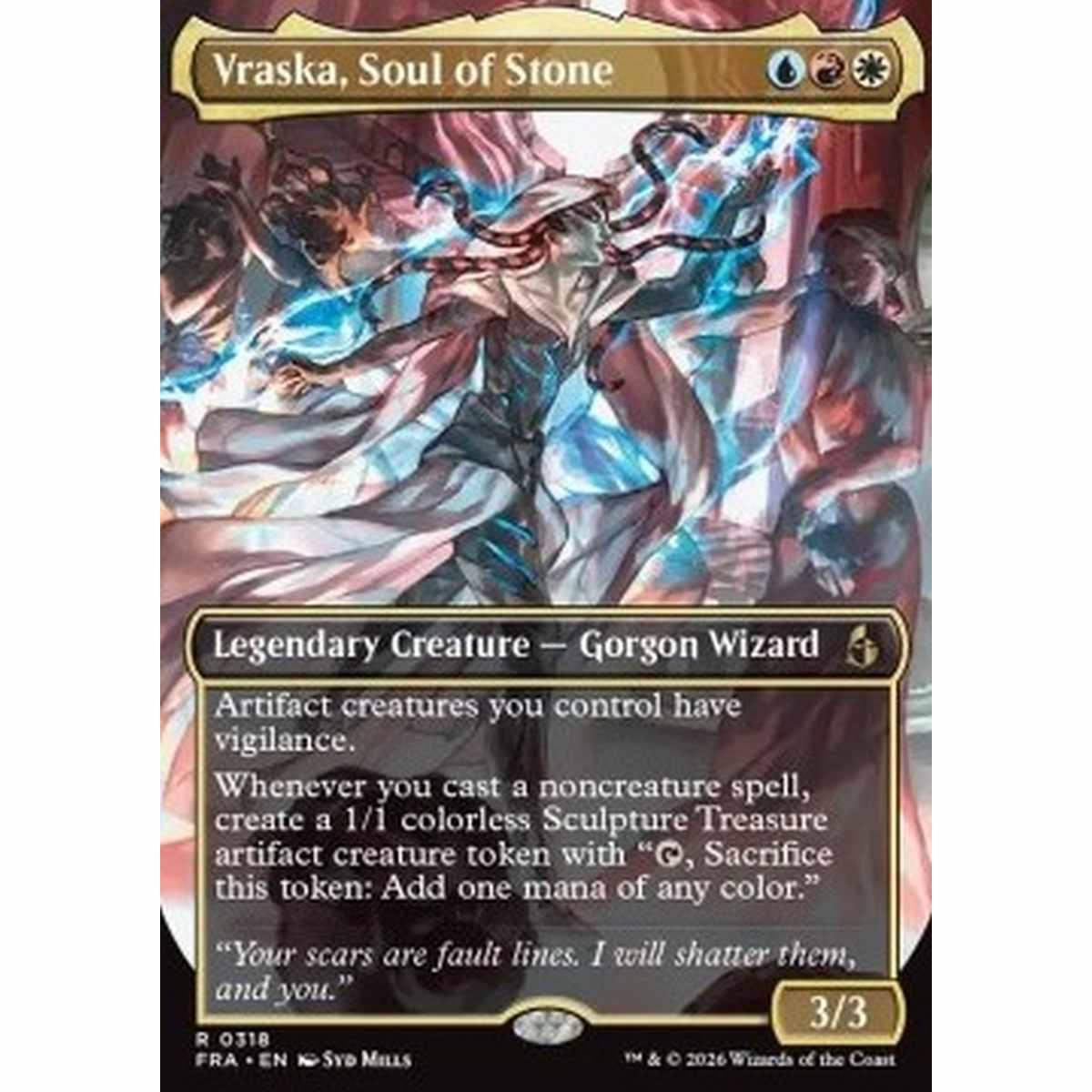 Vraska, Soul of Stone - Vraska, Soul of Stone - [XFRA][NM] [Foil]