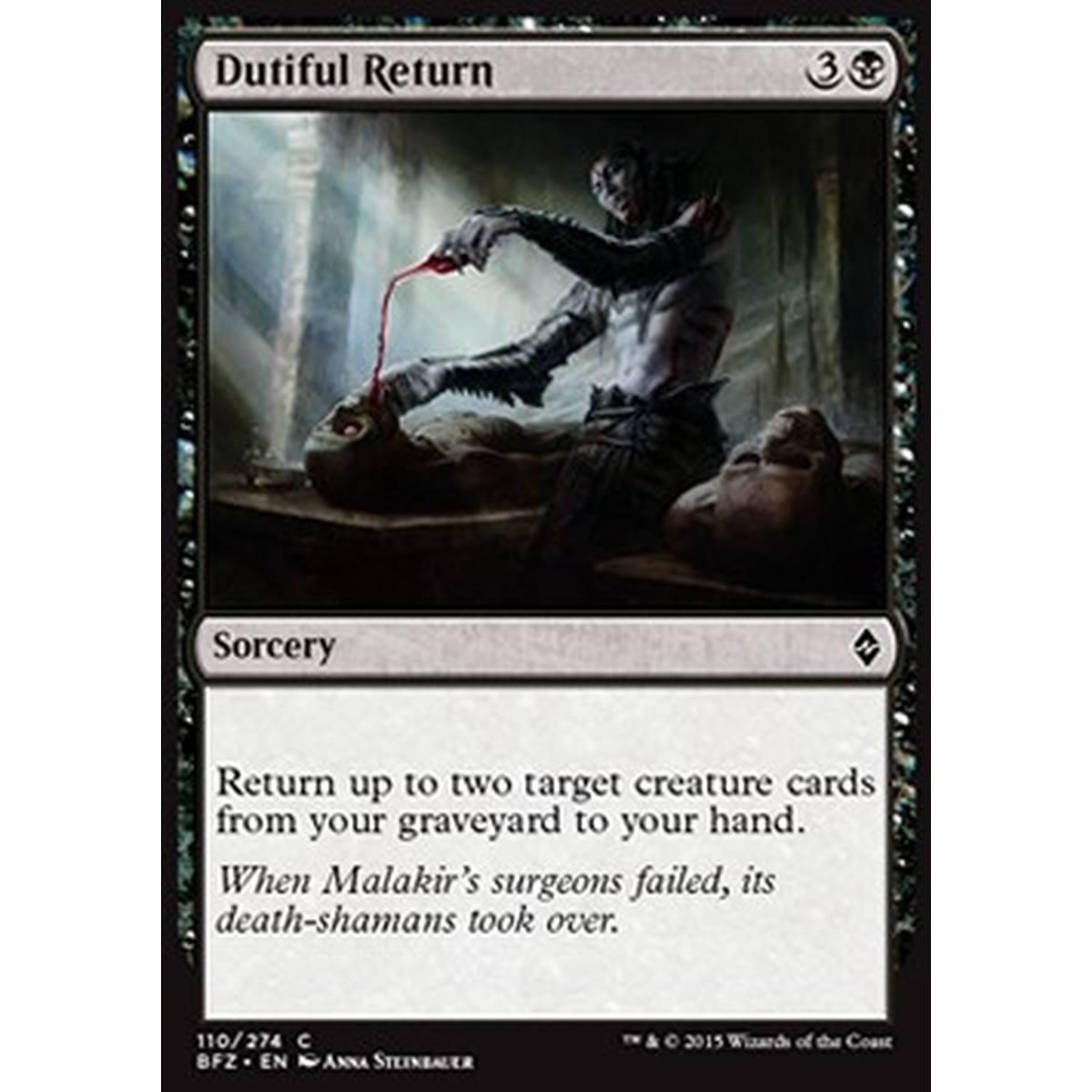 Dutiful Return - Ritorno Diligente - [BFZ] [NM]