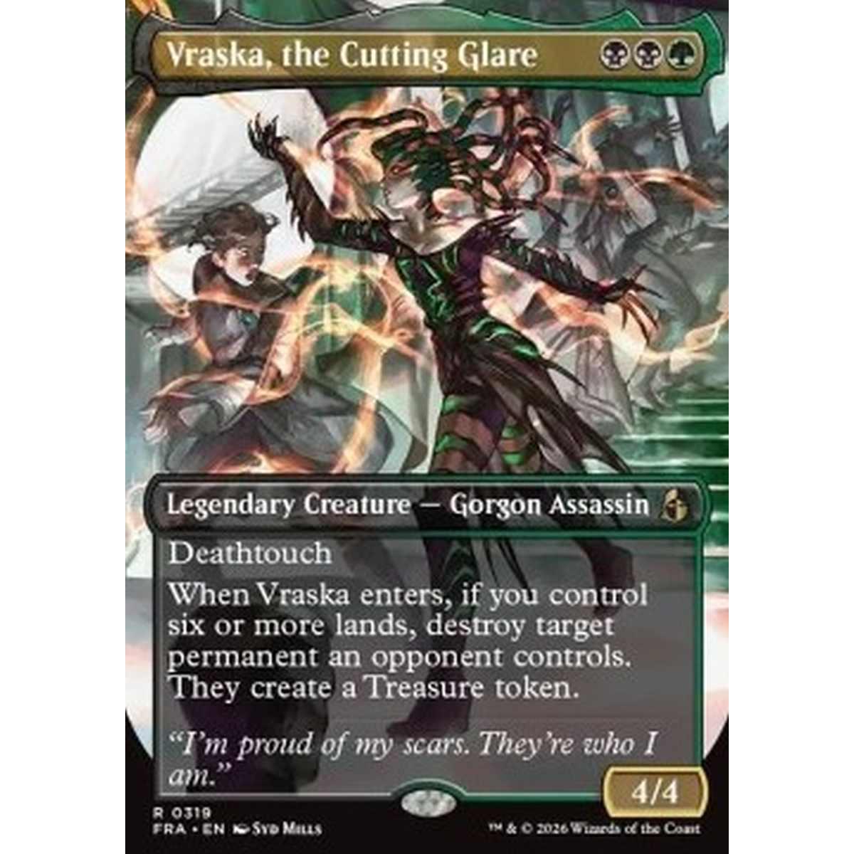 Vraska, the Cutting Glare - Vraska, the Cutting Glare - [XFRA][NM]