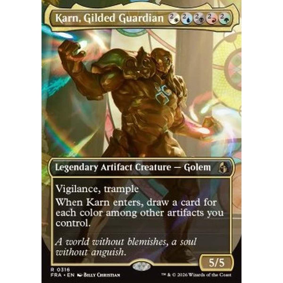 Karn, Gilded Guardian - Karn, Gilded Guardian - [XFRA][NM]