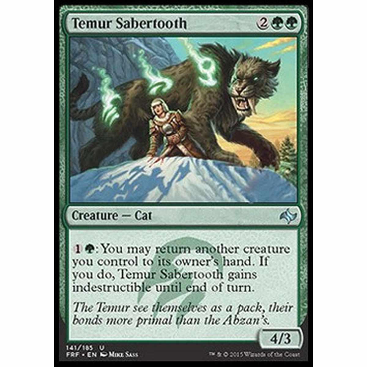Temur Sabertooth - Denti a Sciabola Temur - [FRF][EX]