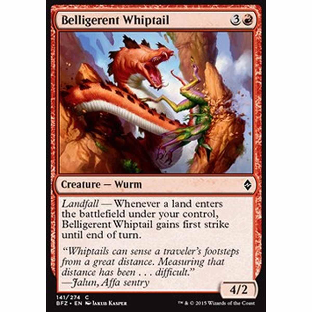 Belligerent Whiptail - Codafrusta Bellicoso - [BFZ] [NM]