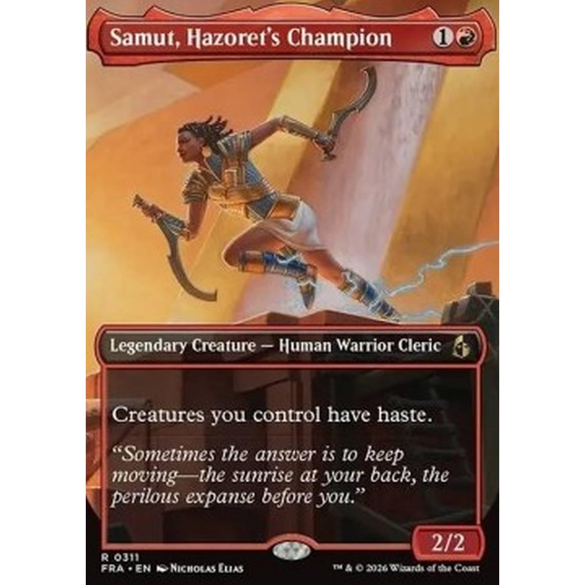 Samut, Hazoret's Champion - Samut, Hazoret's Champion - [XFRA][NM]