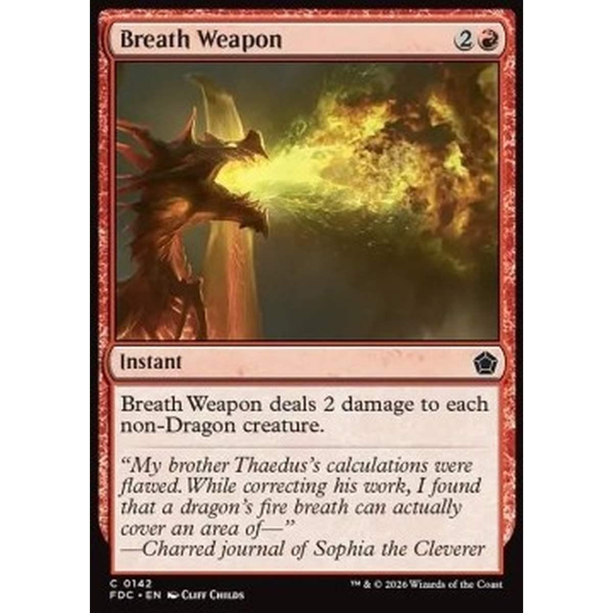 Breath Weapon - Breath Weapon - [FDC][NM]