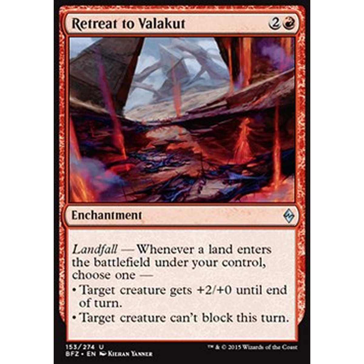 Retreat to Valakut - Ritirata verso Valakut - [BFZ] [NM]