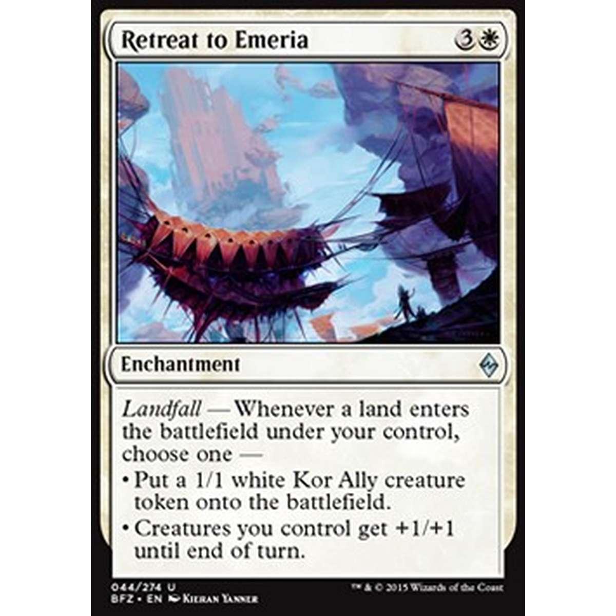 Retreat to Emeria - Ritirata verso Emeria - [BFZ] [NM]