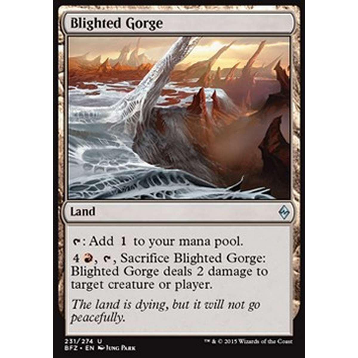 Blighted Gorge - Gola Morente - [BFZ] [NM]