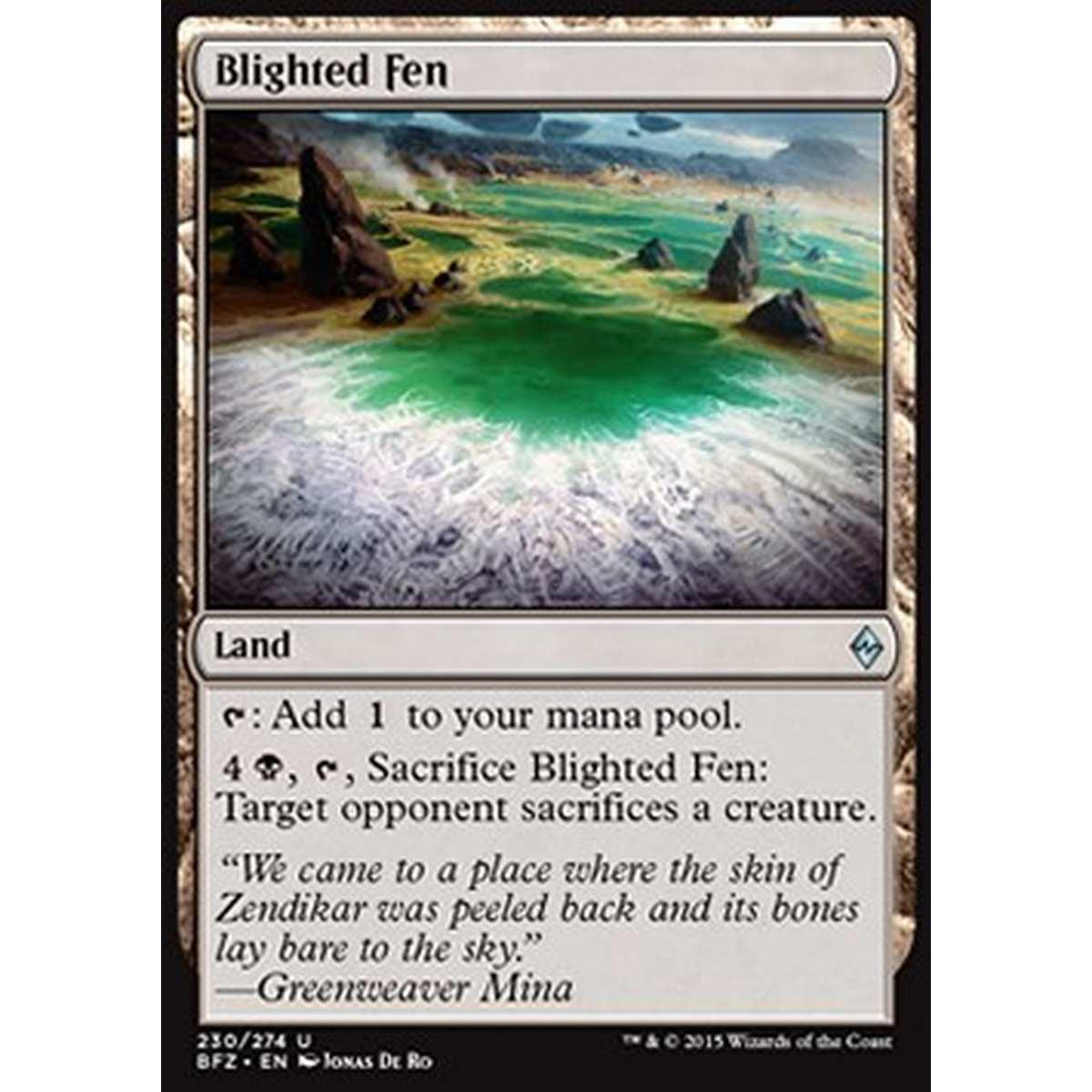 Blighted Fen - Acquitrino Morente - [BFZ] [NM]