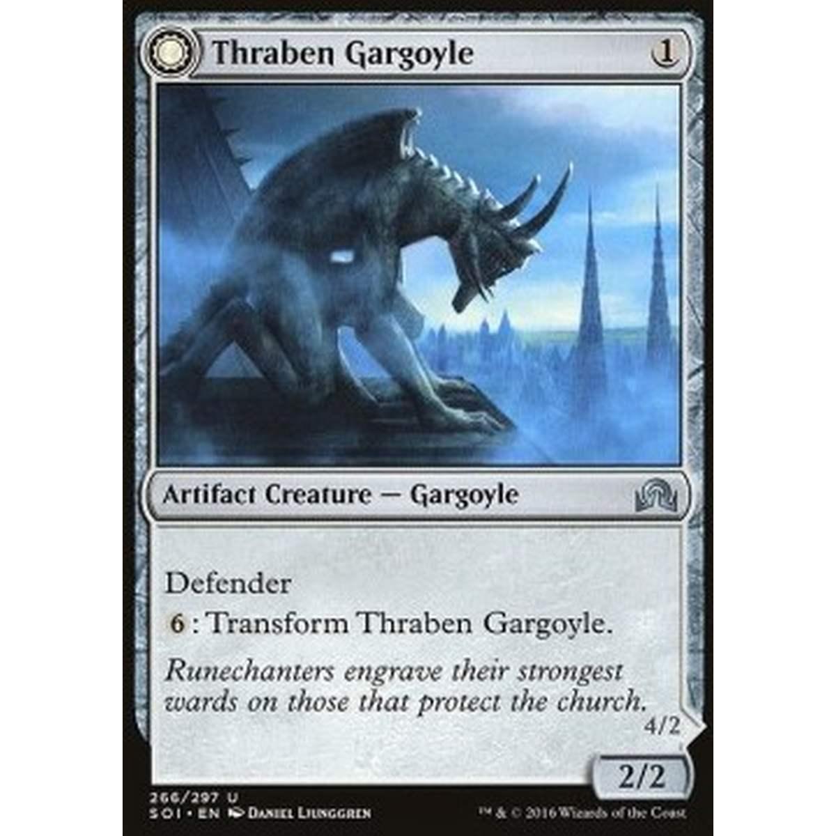 Thraben Gargoyle / Stonewing Antagonizer - Gargoyle di Thraben // Avversario Alaroccia - [SOI] [NM]