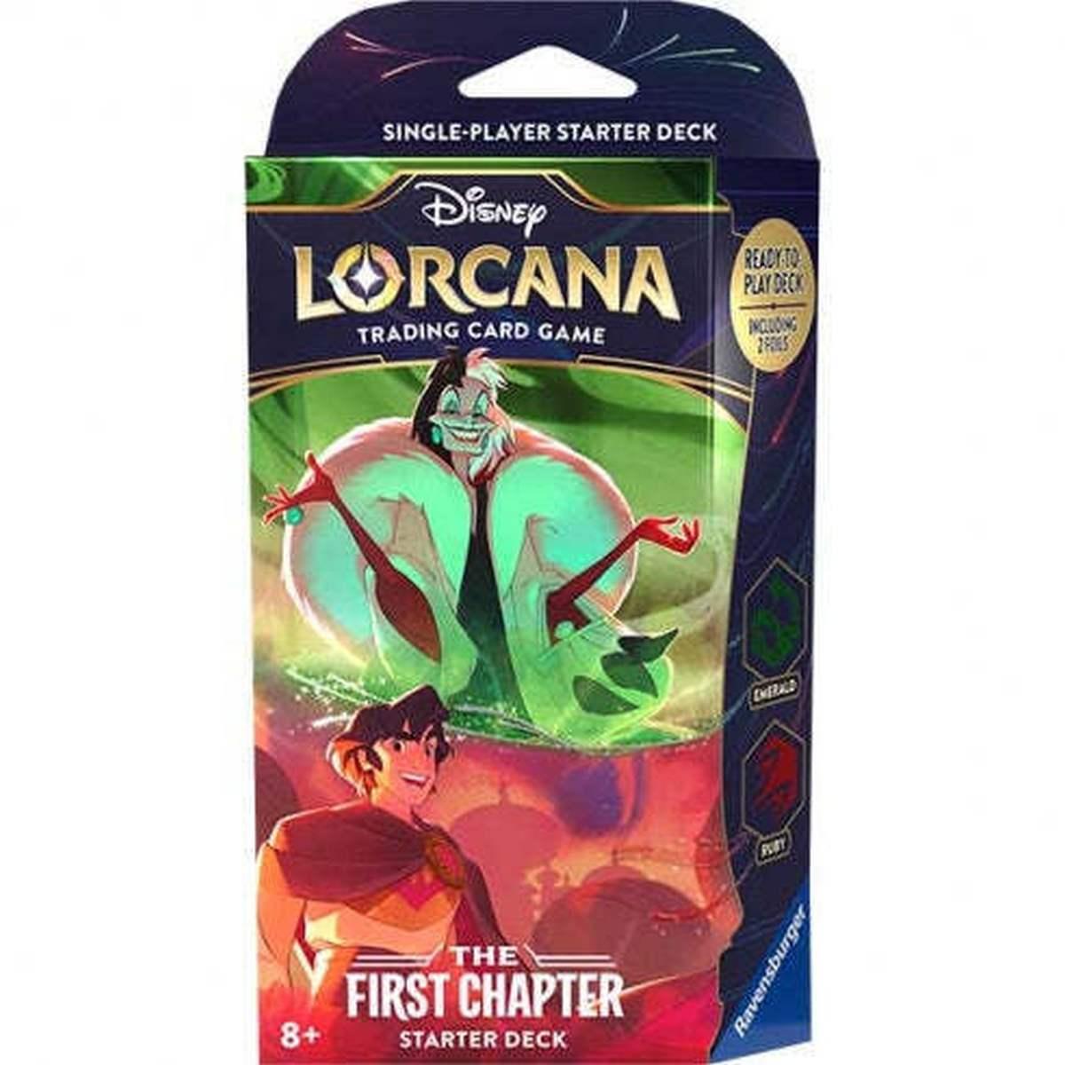 The First Chapter - Starter Deck Lorcana - Emerald / Ruby