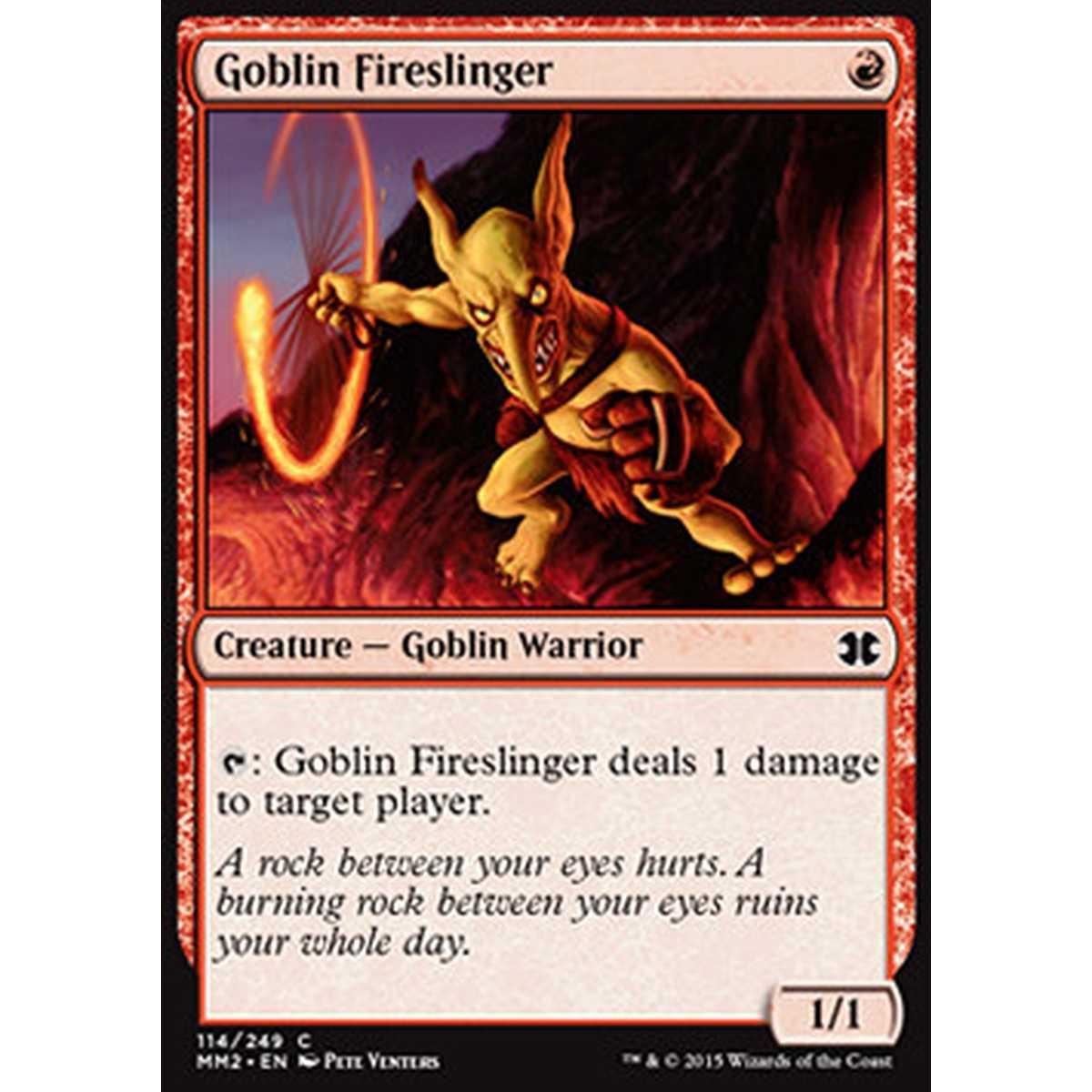 Goblin Fireslinger - Goblin Fireslinger - [MM2] [NM]