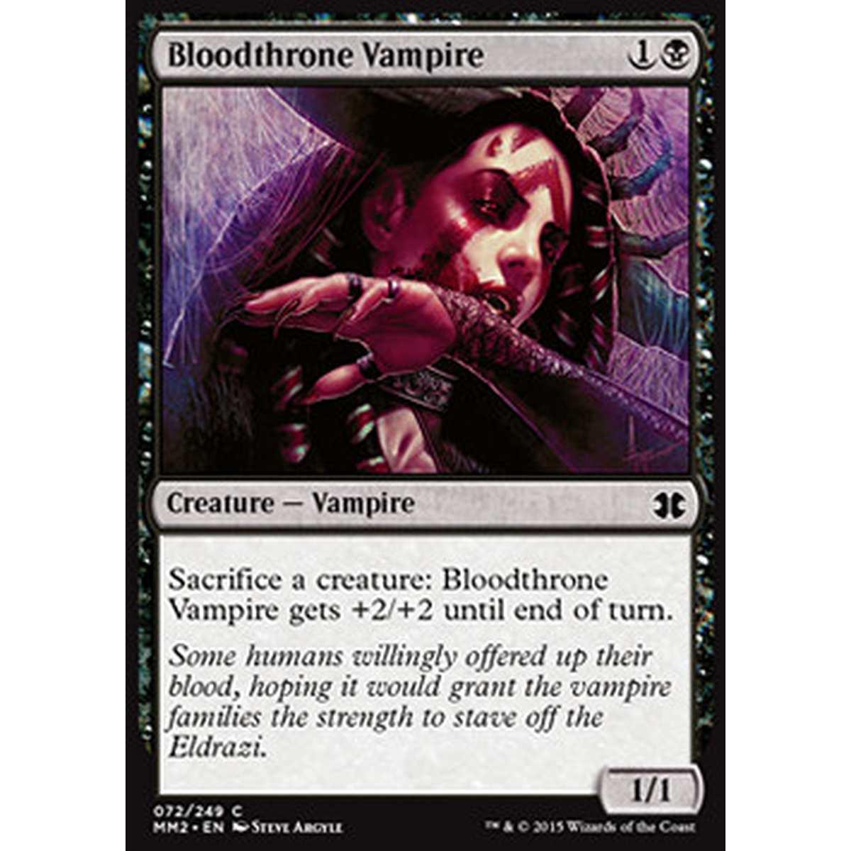 Bloodthrone Vampire - Bloodthrone Vampire - [MM2] [NM]