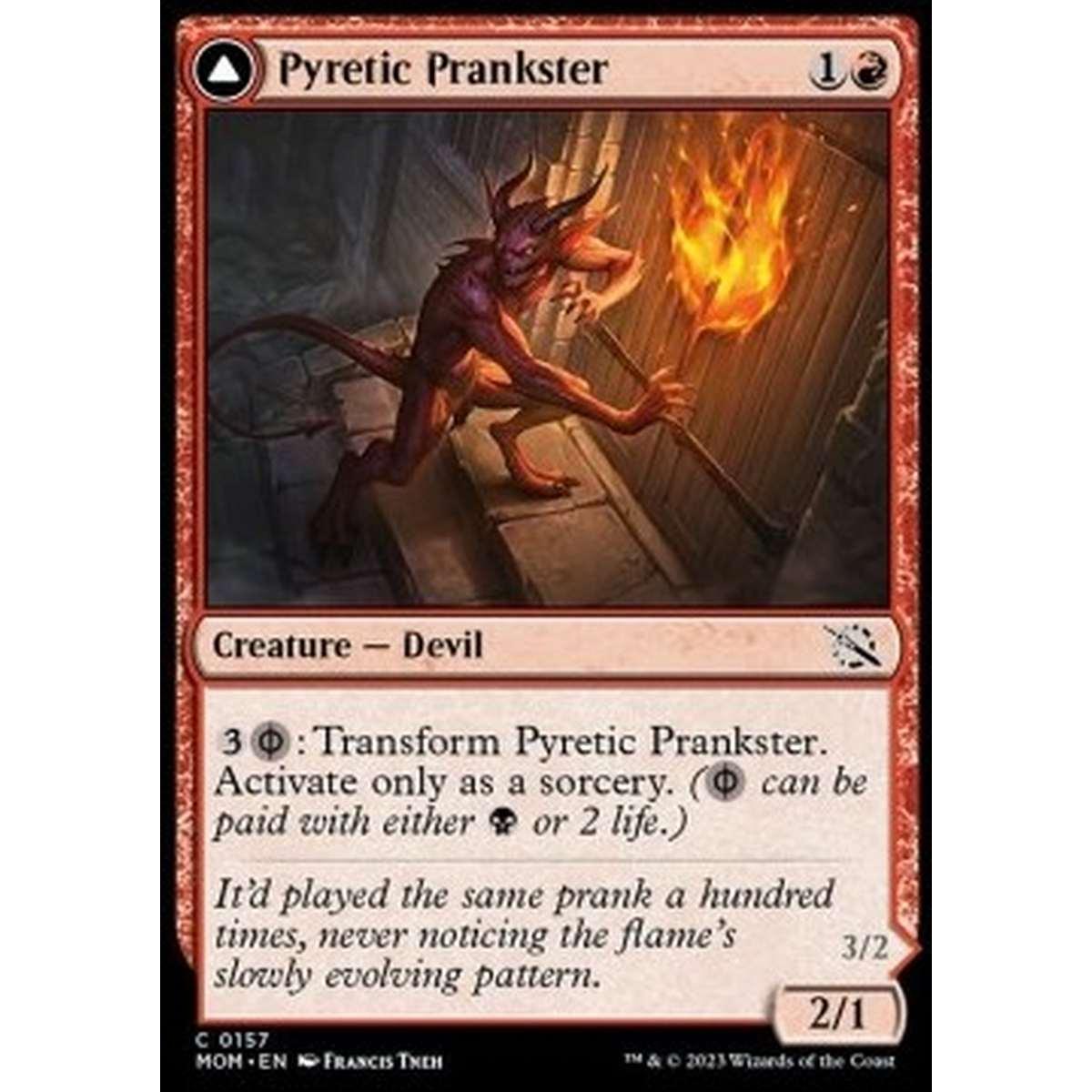 Pyretic Prankster // Glistening Goremonger - Pyretic Prankster // Glistening Goremonger - [MOM] [NM]