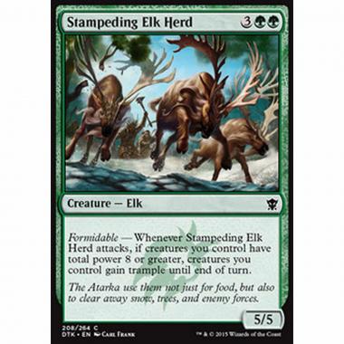 Stampeding Elk Herd - Mandria di Alci Scalpitanti - [DTK] [NM]